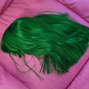 Vibrant Green Wig